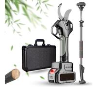 Electric Pole Pruning Shears Cordless with Extension Pole, Battery Powered Tree Pruner for Efficient Branch Trimming
