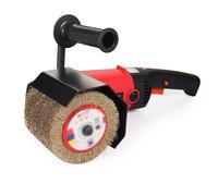 Electric Polisher, 1400W Handheld Polishing Machine with 6-Speed Adjustment, Sander and Burnishing Wheel for Stainless Steel, Metal, Floor and Wood