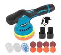 Electric Polishing Machine Cordless Battery Powered Polisher Mini Automotive Wireless Polisher with 8 Adjustable Speed Hand-held