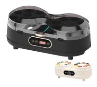Electric Pool Ball Polisher, 2 in 1 Automatic Billiard Ball Cleaner with Dual Motor, Wool Felt Protection, for Billiard Snooker Sets Home Club(Black)
