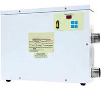 Electric Pool Heat Pump Heater, High Efficiency Air Source Heating System for Residential Above Ground and Inground Swimming Pools, 15KW - Hot Tub Water Heater
