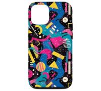 Electric Pop Retro 80s 90s Artistic Chaos Pattern Case for iPhone 12/12 Pro