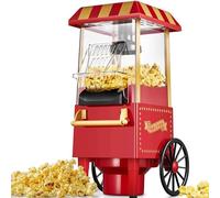Electric Popcorn Maker, 1200w Home Popcorn Maker Machine With Hot Air Blowing Technology, No Oil, Non-stick Pan, For Party, Movie Nights, Birthday