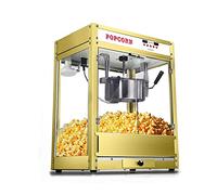Electric Popcorn Maker 1600w Commercial Stainless Steel Tabletop with Non-Stick Pot and Tempered Glass
