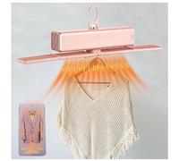 Electric Portable Dryer for Clothes, With Cover,400w,7 Timed Heat Settings Holds up to 5kg Portable Heated Clothes Dryer, For Flats, Dormitories, Travel and Camping,Pink