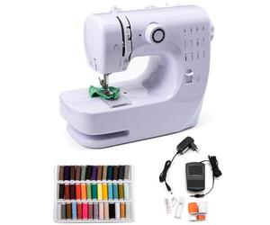 Electric Portable Sewing Machine for Beginners, Mini sewing Machine for Adults with 12-stitch Pattern Sewing Kit
