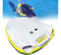 Electric Portable Underwater Scooter, 300W Water Propulsion Board with 6000mAh Battery, IP68 Waterproof One-Button Control, Max 80kg Load for Pool Snorkelling Diving Water Sports,Yellow
