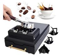 Electric Portafilter Cleaner 58mm, 150W Automatic Coffee Grounds Cleaning Machine with 2 Scrapers & Brush, 300RPM Fast Espresso Puck Sucker, Detachable Design