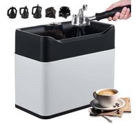 Electric Portafilter Cleaner, Automatic Coffee Grounds Cleaning Machine, Knock Box for Espresso - Puck Sucker for 58mm Portafilters