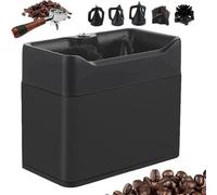 Electric Portafilter Cleaner, Automatic Coffee Grounds Cleaning Machine with 3 Scrapers 2 Brushes, 3L 300 RPM for 51mm 58mm Portafilters