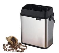 Electric Portafilter Cleaner, Commercial Coffee Portafilter Cleaner, Automatic Handle Coffee Grounds Cleaning Machine 58mm, with 2 Scrapers & 1 Brush Head for Home, Cafe - Grey