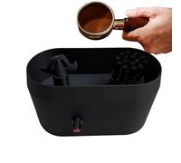 Electric Portafilter Cleaner, Espresso Cleaner Portafilter Electric, Scrubbing and Washing Brush with Tray for 51/53/58 mm Daily Maintenance After Brewing