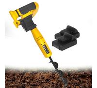 Electric Post Hole Digger, 350W Power with 8x30cm Drill Bit, Forward/Reverse Function, Includes 2 x 2AH Batteries