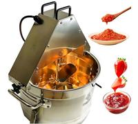 Electric Pot Stirrer with Stainless Steel Stand, Includes Stirring Paddle, Fan, and Light for Jam, Sauce, and Soup Preparation