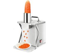 Electric Potato Dicer,Commercial Vegetable Chopper Machine,Automatic Onion Carrot Dicing Cube Cutting Machine con Stainless Steel Blades,for Home &Restaurant Ham Sausage Cubes 10mm