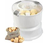 Electric Potato Peeler, 2-in-1 Automatic Potato Peeling Machine, Peeling Potato & Drying Vegetable, for Household Home Kitchen Restaurant Commercial Use