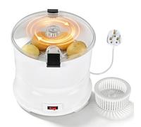 Electric Potato Peeler, 85W Automatic Vegetable Peeler Machine, Electric Fruit Peeler Machine with 1kg Capacity, Stainless Steel, for Home Kitchen Peeling Potatoes and Dehydrating Vegetables