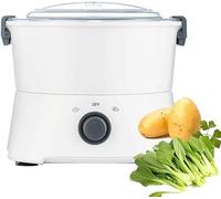 Electric Potato Peeler, Automatic Peeling Machine, One-Button Operation, Safe and Efficient Vegetable Dryer for Potatoes, Pears, and Apples, Ideal for Home and Commercial Use