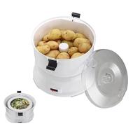 Electric Potato Peeler, Automatic Vegetable Peeler Machine 85W Stainless Steel, One-Touch Food Peeling Machine for Home Kitchen or Commercial Use