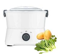 Electric Potato Peeler - Effortlessly Peel Potatoes with One-Button Machine for Kitchen & Commercial Use - Automatic Salad Rotating Tool & Quick Vegetable Peeling Device