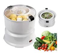 Electric Potato Peeler, Full Automatic Peeling Machine/Fruits Vegetable Dehydrator, One-Touch Operation for Peeling Potatoes and Spin Dry Vegetables to Remove Excess Water