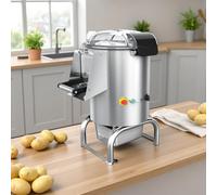 Electric Potato Peeler - Heavy Duty Automatic Machine with High Output, 550W/750W Power, Efficient for Commercial Use