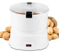 Electric Potato Peeler Machine, 85W Automatic Vegetable Peeler with Container, 1KG Capacity for Efficient Potato Peeling and Spin Drying
