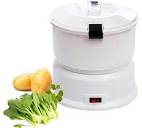 Electric Potato Peeler Machine - Potato Peeler with Salad Spinner, Efficient 1kg Capacity | Rotary Safety Lock