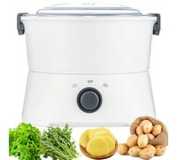 Electric Potato Peeler Machine, Potato Rumbler Peeler Machine, One-Button Peeling, Vegetable Dryer Salad Dehydrator, Quick Veg Peeling Tool, for Commercial and Home Peel Potatoes/Pears