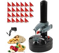 Electric Potato Peeler Rotato Express Stainless Steel Automatic Rotating Fruits Fruit Potato Peeler Vegetables Cutter Apple Paring Machine Kitchen Peeling Tool with 13 Replacement Blades