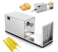 Electric Potato Slicer, Automatic Spiral Cutter Machine for Potatoes and Zucchini with Free Bamboo Skewers, Commercial Vegetable Twister