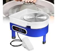 Electric Pottery Kiln, Touch & Pedal Control, Removable Sink, 250W Dual Control for Ceramic Clay Art Crafts