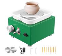Electric Pottery Wheel - Desktop Ceramic Machine with Complete DIY Pottery Kit, Includes Clay Tools for Beginners, Perfect for Creative Art Projects