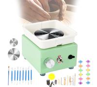 星姿 Electric Pottery Wheel Kids,Electric Kiln Pottery With A Full Set Of Tools, No Baking Required,Easy To Operate,And Includes A Removable Bowl For Teaching, Art Training, Handicrafts