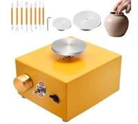 Electric Pottery Wheel - Mini Ceramic Machine with 2000RPM Adjustable Speed, Complete Pottery Kit for Beginners & Adults with Plates and Sculpting Tools