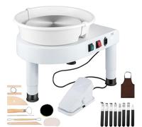 Electric Pottery Wheel - Professional Clay Shaping Machine with Adjustable Speed & Foot Pedal for Ceramics, Art Studio & Home Use, Ideal for Beginners & Potters