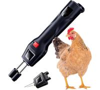 Electric Poultry Feather Plucker Machine, 11000 RPM Handheld Device with Rechargeable Battery, Detachable Clamp for Chickens, Ducks, Geese, Pigs