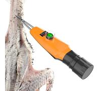 Electric Poultry Feather Removal Machine, Handheld Chicken Plucker, 13000 RPM, Dual Copper Motors, Waterproof Design for Food Processing and Mobile Use