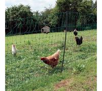 ELECTRIC POULTRY NETTING 25M Fencing Fence Chicken Net Mesh Green 105cm High