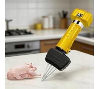 Electric Poultry Plucker - 304 Stainless Steel Cone Head, Dual Power Supply, Detachable Head for Chickens, Ducks, Geese, Birds, and Turkey, Ideal for Commercial Use