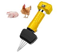 Electric Poultry Plucker Machine with Adjustable Head and Dual Power, for Efficient Bird Feather Removal