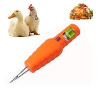Electric Poultry Plucker, Portable Handheld Chicken and Duck Remover, Rechargeable Quick Plucking Machine for Birds and Turkeys