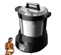 Electric Pounded Yam Machine 6L, 1100W Automatic Swallow Food Maker with Timer Knob, Easy To Clean, Stainless Steel Food Processor for Fufu, Amala, Banku, Serve 5 To 6 People