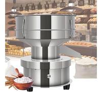 Electric Powder Sifter Machine, 60 Mesh Vibrating Sieve, 50W Capacity for Flour, 3kg/h Processing Speed, Ideal for Flour, Mungbean, and Rice