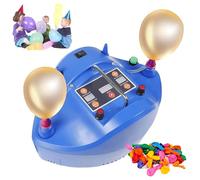 Electric Precision Balloon Pump 1200W, Balloon Inflator with Digital Timer Counter & Foot Switch, 4 Ventilation Nozzles, Electric Balloons Blower for Birthday Wedding Parties