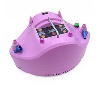 Electric Precision Balloon Pump, Portable Balloons Inflator Blower Machine, With Digital Timer Counter, Pump Dual Nozzle, Pedals, For Party Decorations, Events, Quick Balloon Setup(Pink)