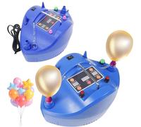 Electric Precision Balloon Pump Quantitative Balloon Inflator with Digital Timer Counter, Comes with Pedals, for Various Balloons
