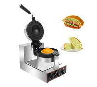 Electric Press UFO Burger Machine, Commercial Hamburger Press, Adjustable Temperature 50-300℃, Ice Cream Sandwich Maker with Non-stick Baking Tray, for Bakeries Restaurants Home