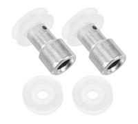 Electric Pressure Cooker Float Valve Replacement with Silicone Gasket | Aluminum and Silicone Parts, 1.90x0.90x0.90cm Core, 1.30x1.30x0.40cm Washer