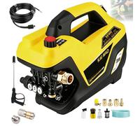 Electric Pressure Washer & Sewer Drain Cleaning Machine, 180-piece Silicon Steel, 3-Cylinder Pump, 30m Steel Hose, for Home Cleaning, Pipe Maintenance, Car Washing Work